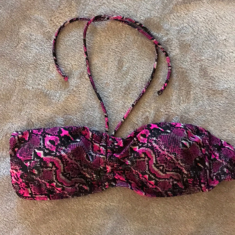 OP Bikini Top pink snake large